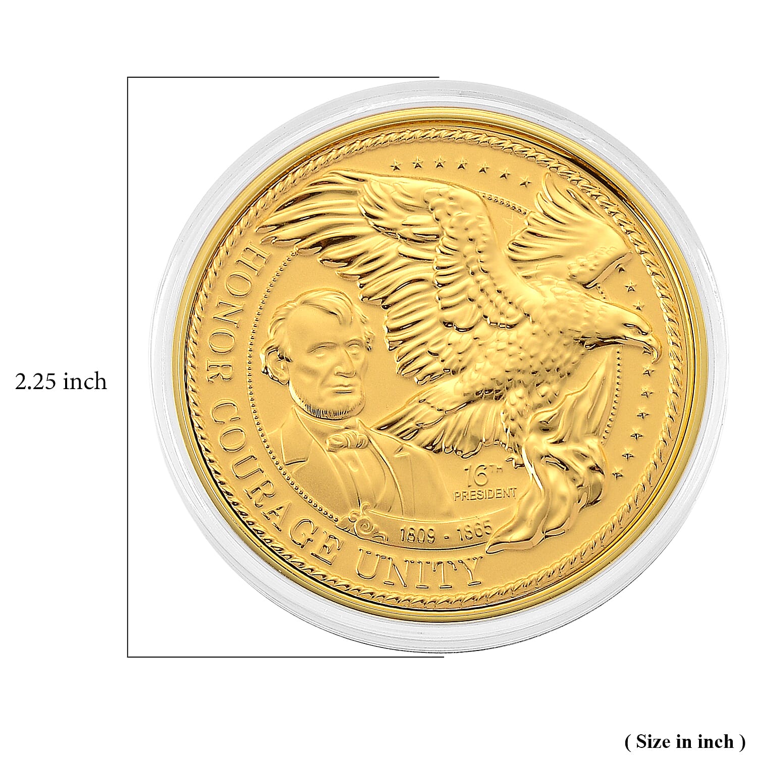 Leaders of Freedom 24k Gold Embossed Sheet 10mg (Del. In 10-12 Days)