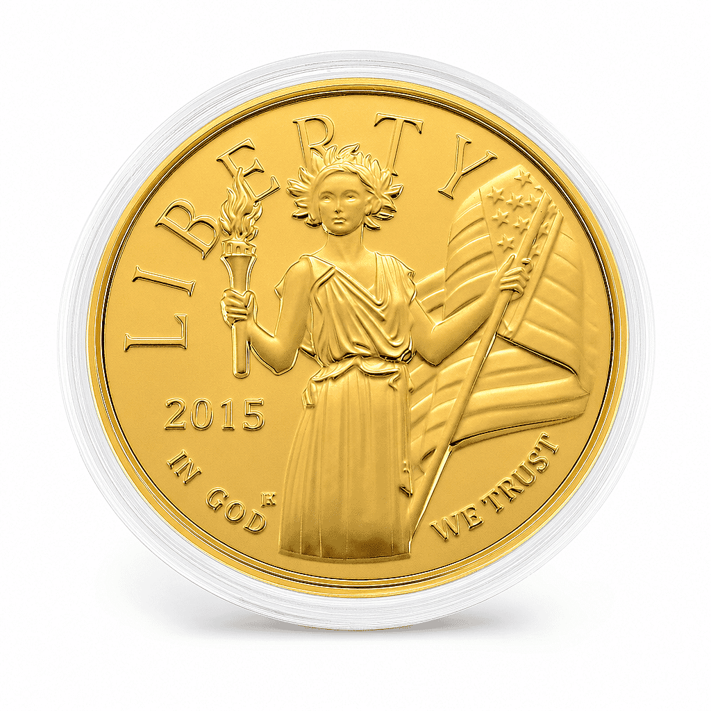 Liberty & Eagle 24k Gold Embossed Sheet 10mg (Del. In 10-12 Days)