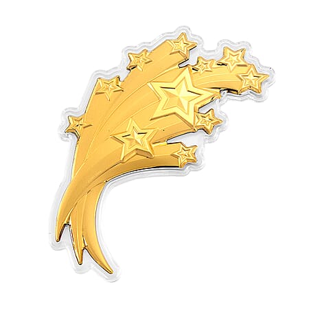 24K Gold Shooting Star - Trail of Dreams Embossed Sheet with Book Packaging 120x60mm (10mg) - Product card gallery slide 3 (10178371060025)