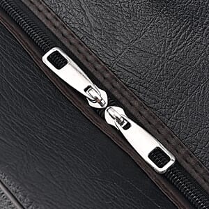 La Marey Black Duffle Travel Bag with Shoulder Strap