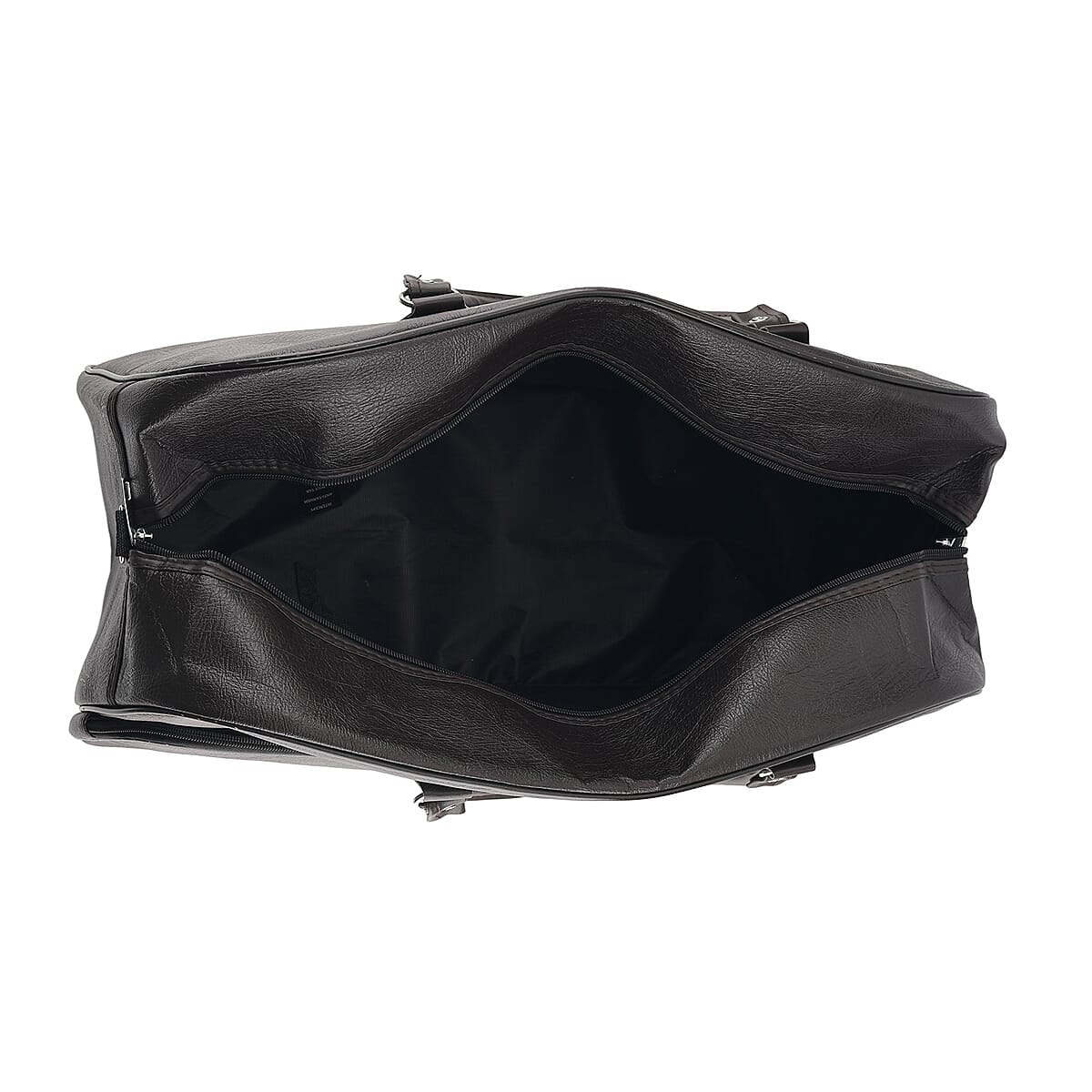 La Marey Dark Brown Duffle Travel Bag with Shoulder Strap image number 2