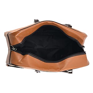 La Marey Tan Duffle Travel Bag with Shoulder Strap