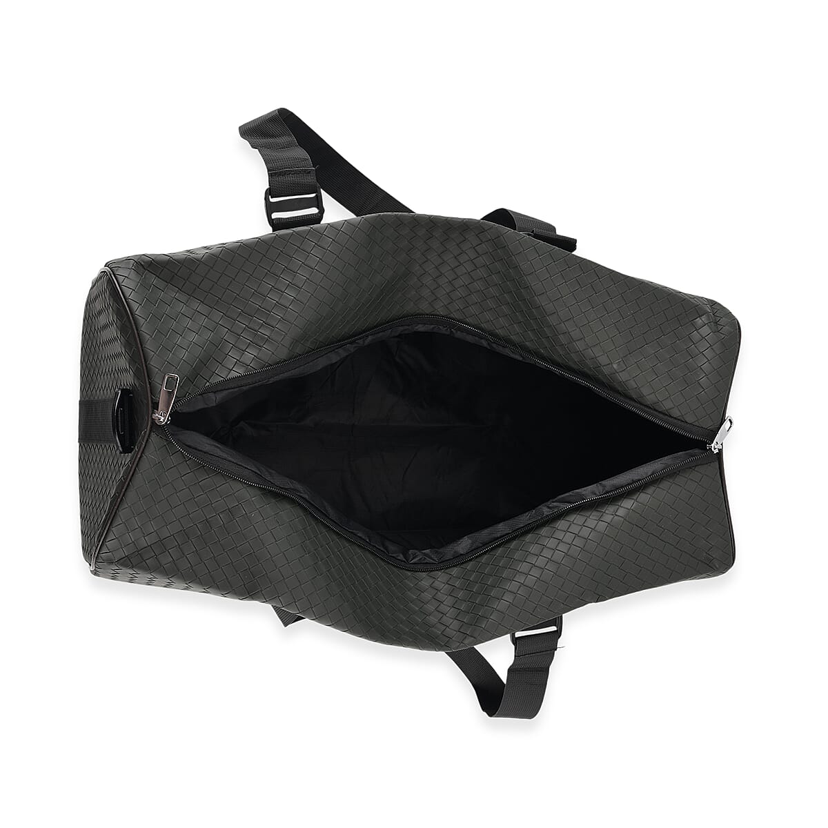 La Marey Dark Green Duffle Travel Bag with Shoulder Strap image number 2