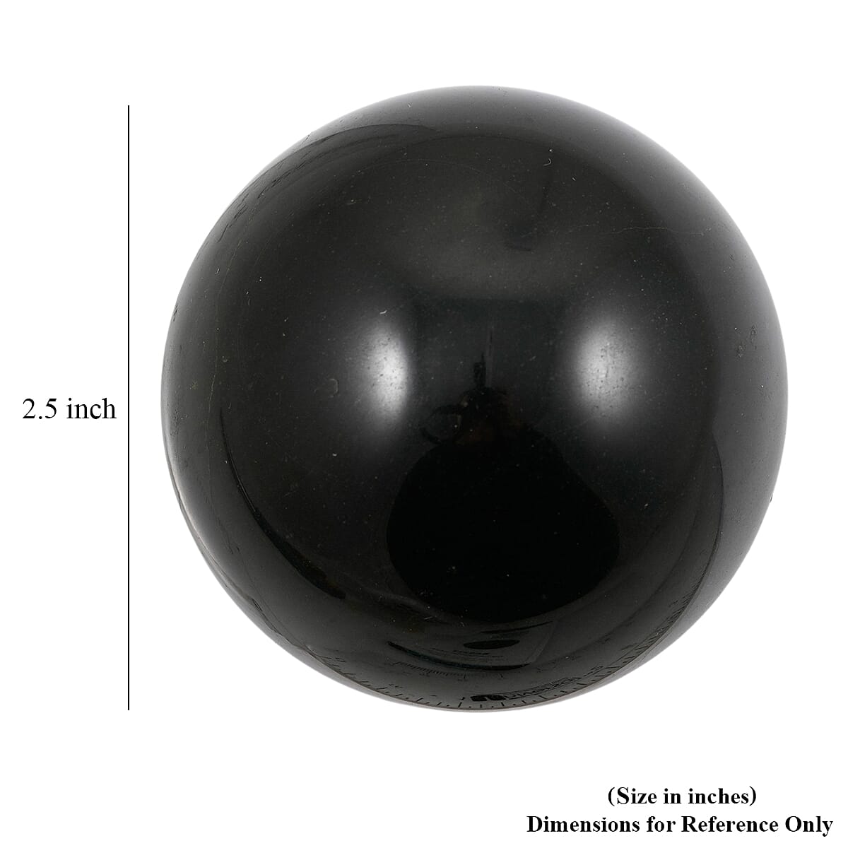 Basalt Sphere (Ball) - Medium 172ctw with Free Wooden Tripod Cobra Stand image number 2