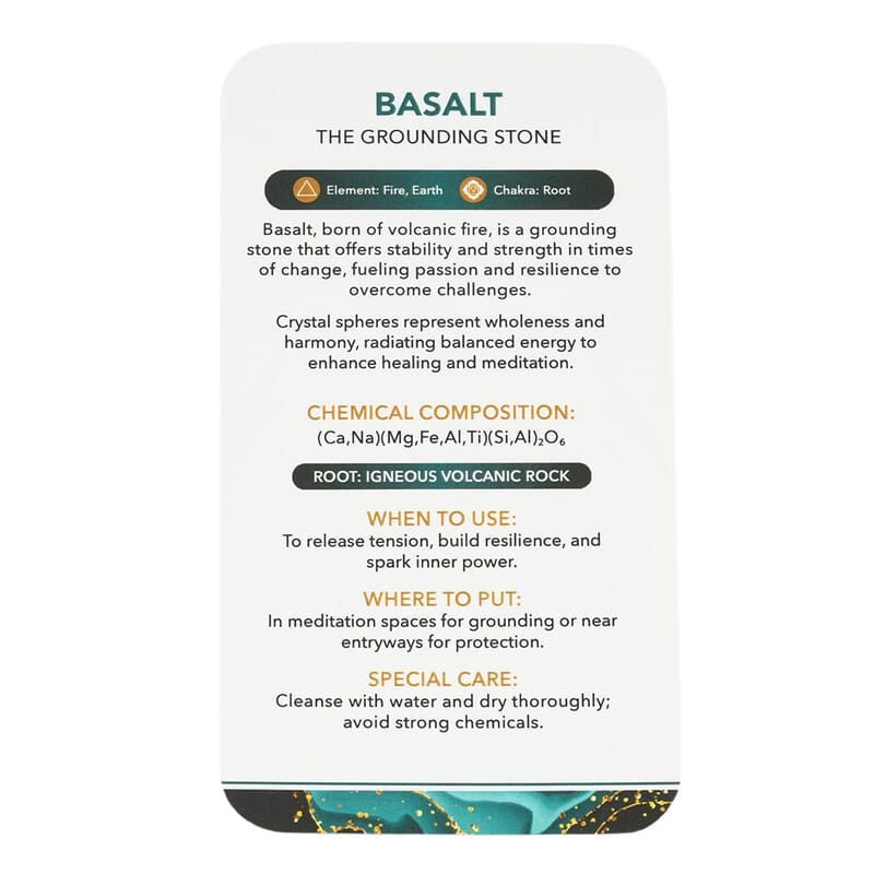 Basalt Sphere (Ball) - Medium 172ctw