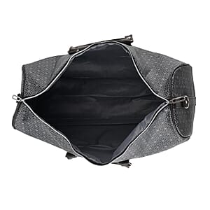 La Marey Black Duffle Travel Bag Shoulder Strap (19.69x10.24x7.87)