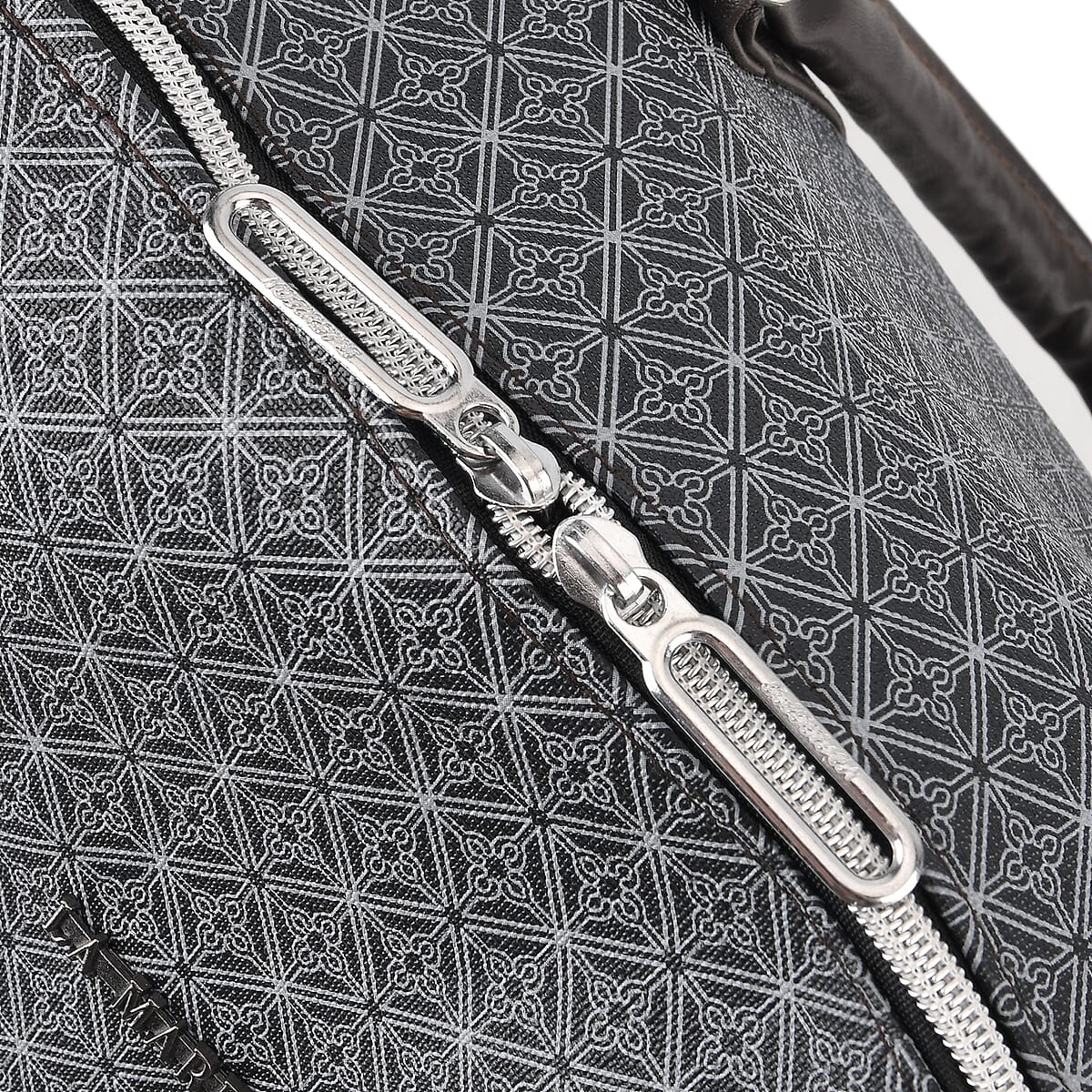 La Marey Black Duffle Travel Bag Shoulder Strap (19.69x10.24x7.87) image number 3