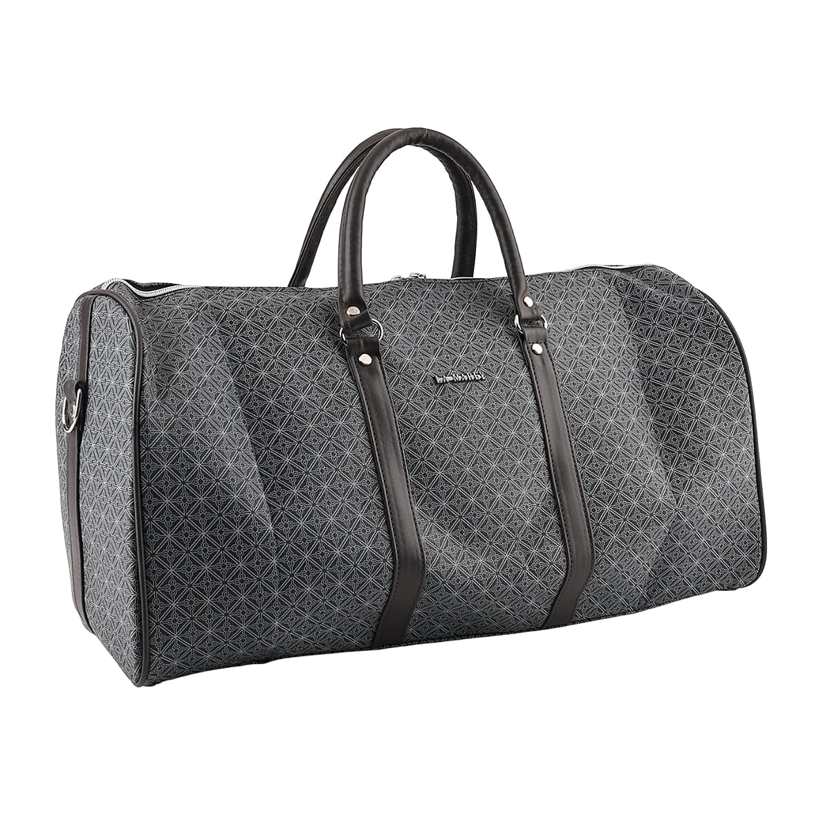 La Marey Black Duffle Travel Bag Shoulder Strap (19.69x10.24x7.87) image number 4