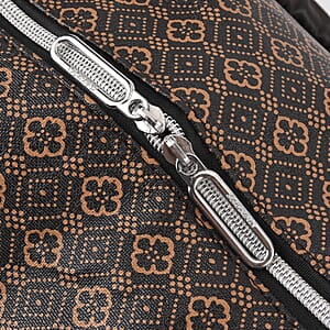 La Marey Brown Duffle Travel Bag Shoulder Strap (19.69x10.24x7.87)