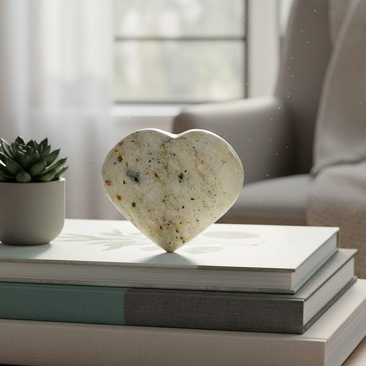 Calcite Yellow Heart Shape -Small 612ctw image number 1