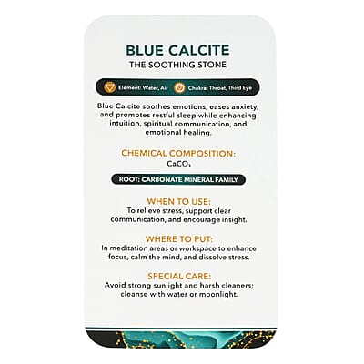 Calcite Blue Freeform -Small 1328ctw