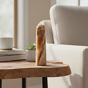 Calcite Brown Prism Tower -Small 361ctw