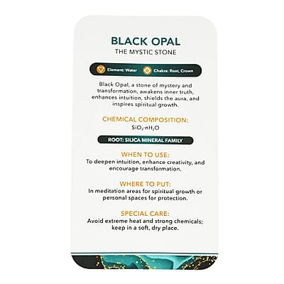 Black Opal Freeform -Small 941ctw