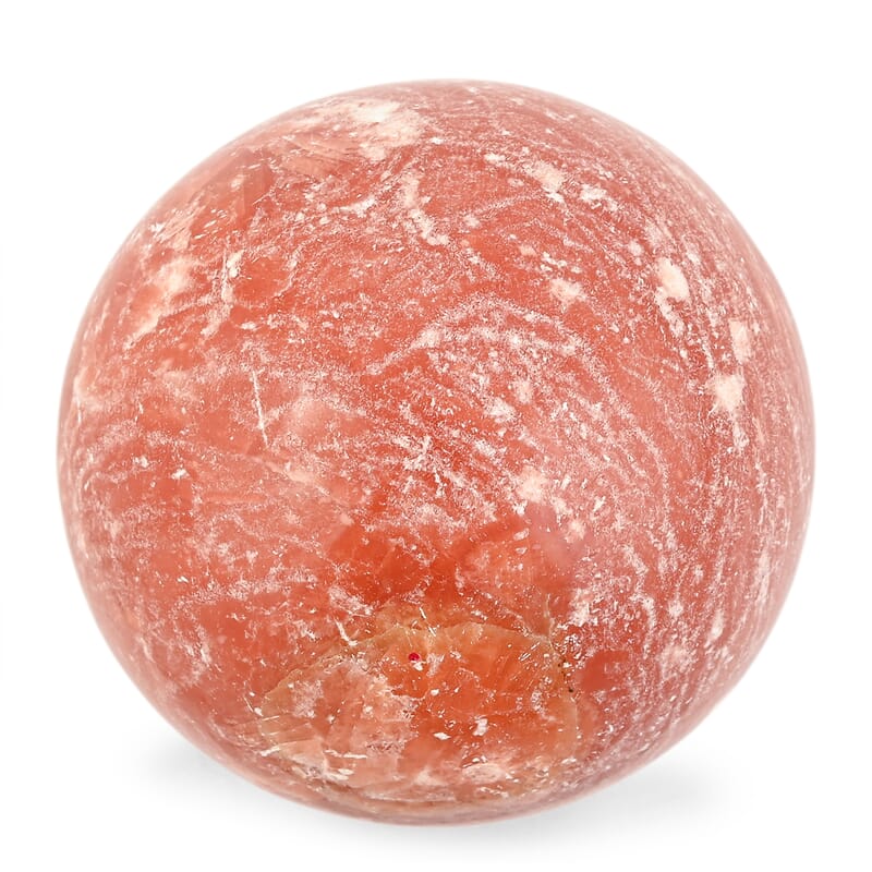 Cipolin Dark Orange Sphere (Ball) -Small 748ctw