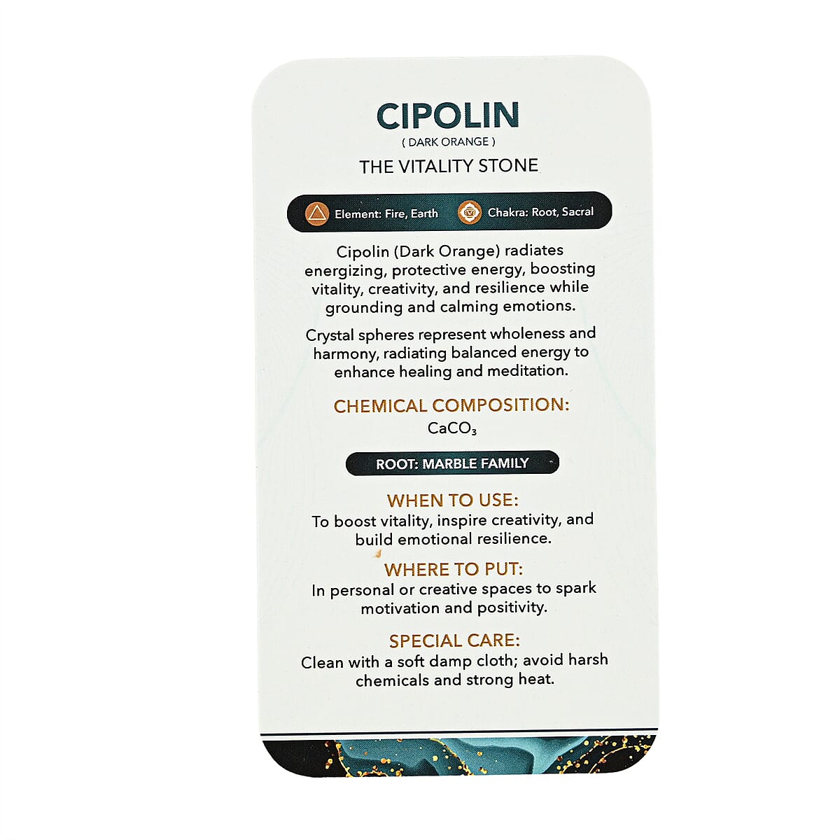 Cipolin Dark Orange Sphere (Ball) -Small 748ctw