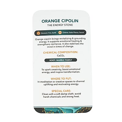 Cipolin Orange Freeform -Small 1291ctw