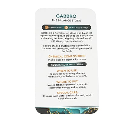 Gabbro Square Shape -Small 1019ctw