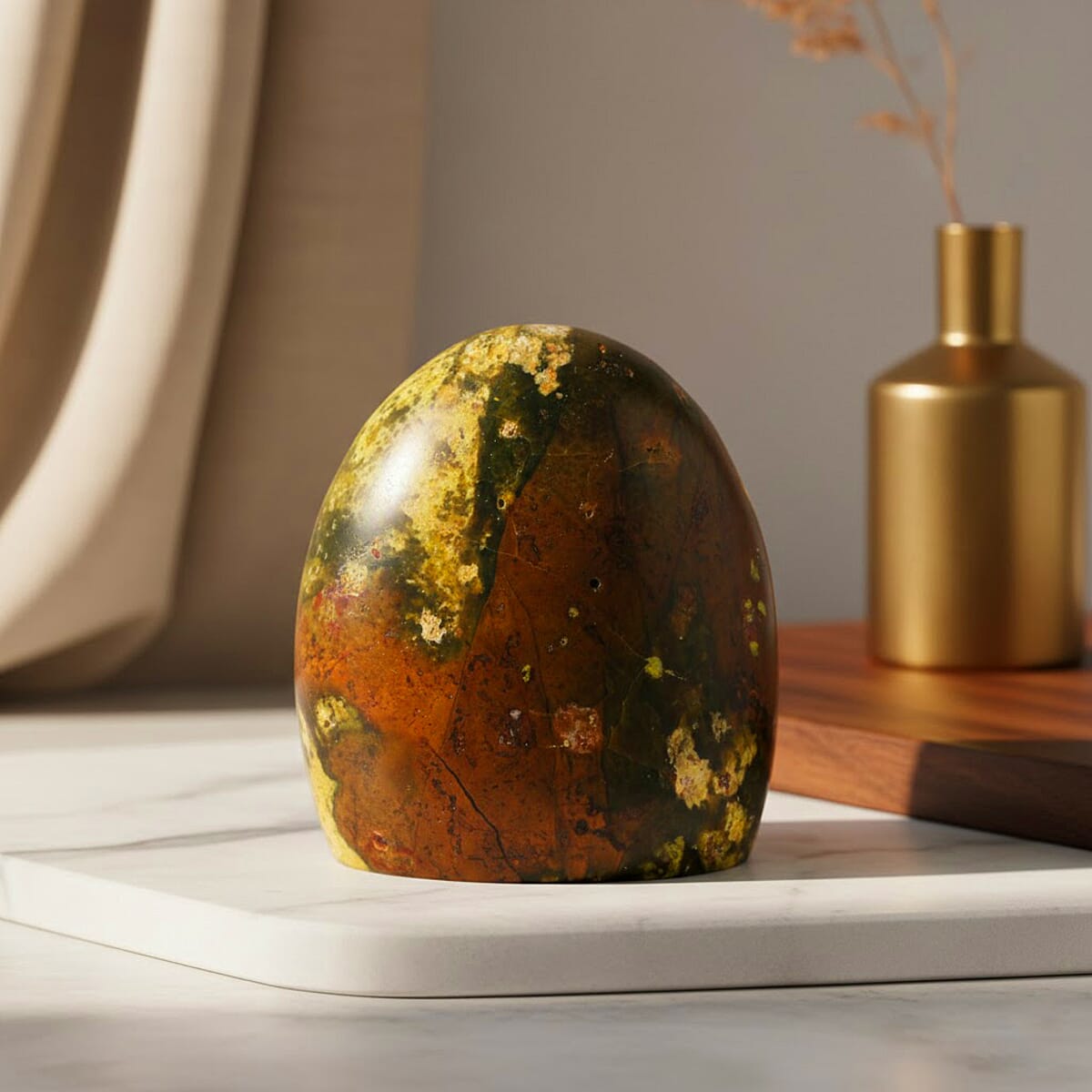 Green Opal Freeform -Small 970ctw image number 1