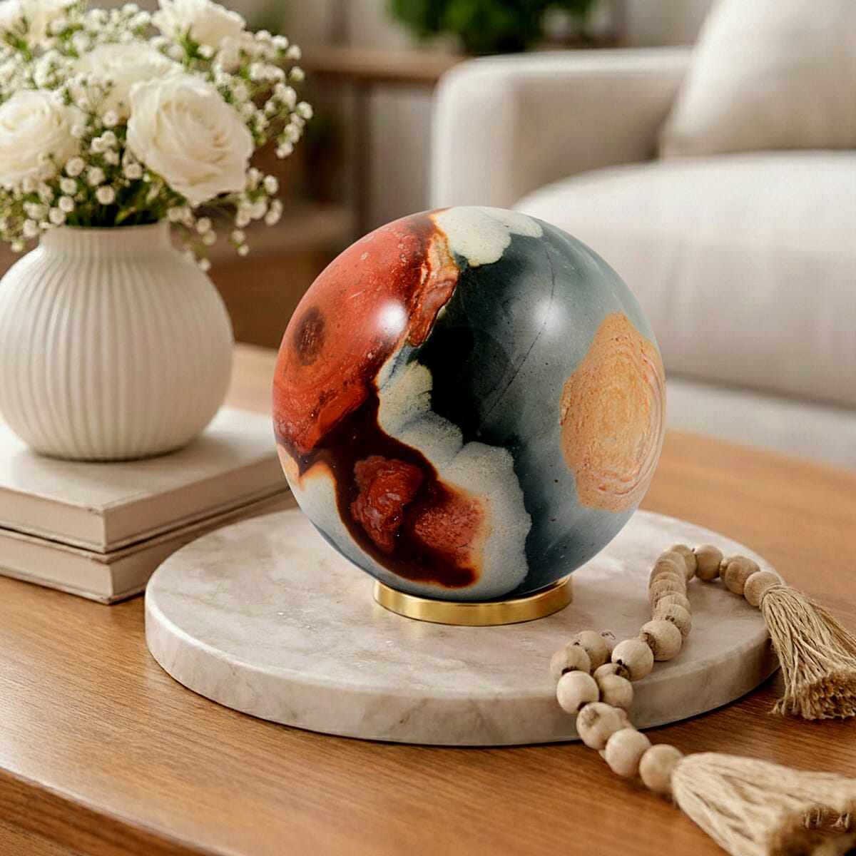 Jasper Sphere (Ball) -Large 3855ctw image number 1