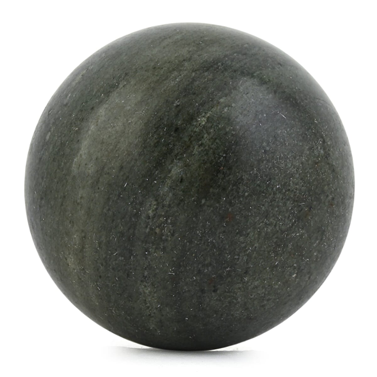Jasper Green Sphere (Ball) -Small 991ctw with Free Wooden Tripod Cobra Stand image number 2