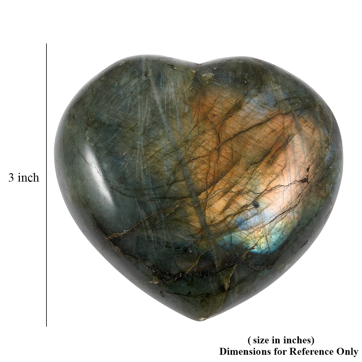 Labradorite Heart Shape -Small 1385ctw image number 4