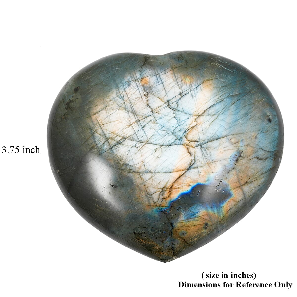 Labradorite Heart Shape -Medium 2083ctw image number 4
