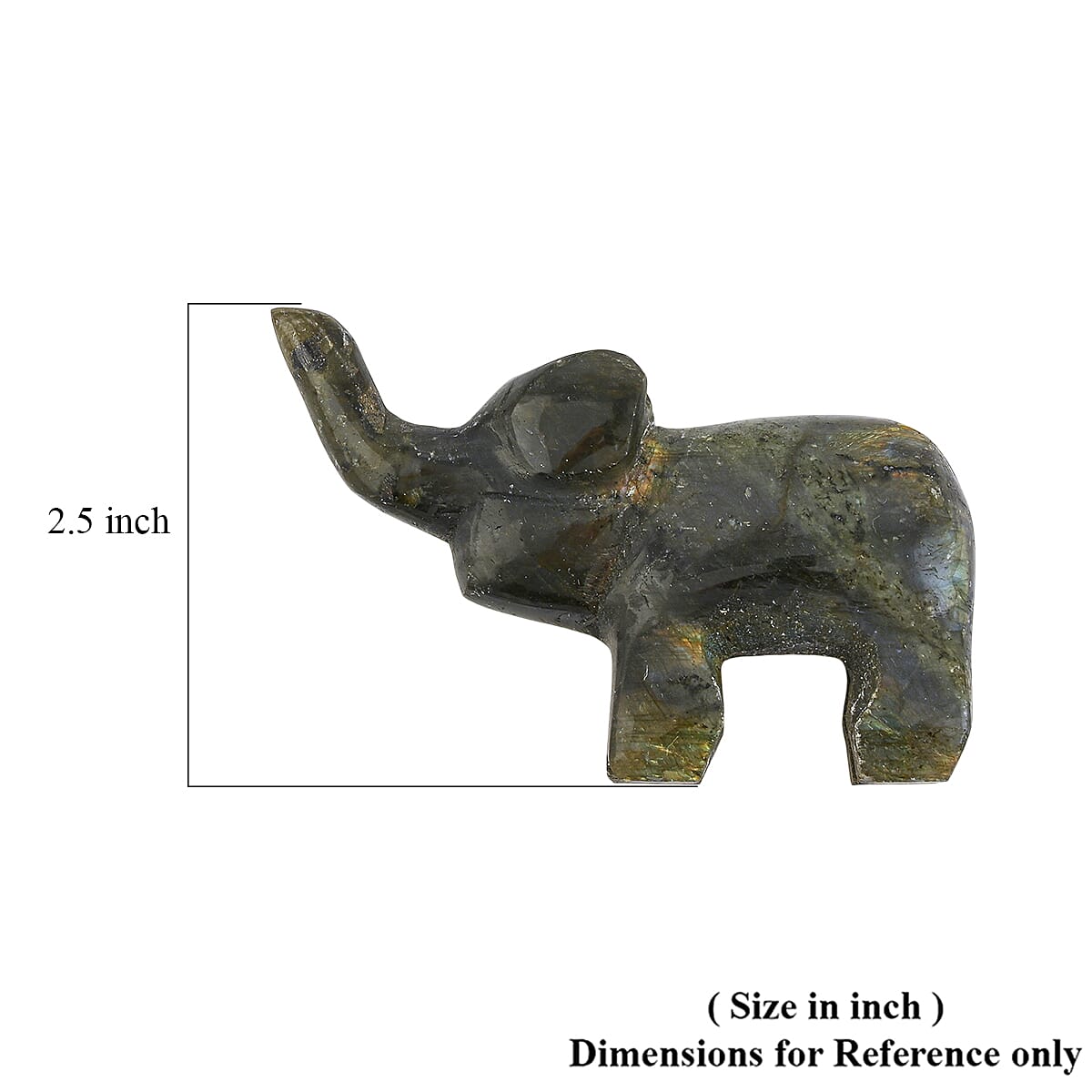 Labradorite Elephant Shape -Small 677ctw image number 7