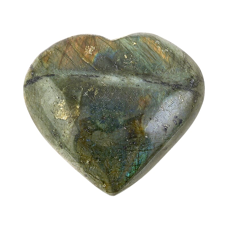 Labradorite Freeform Xsmall Heart Shape 485ctw
