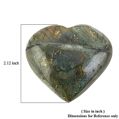 Labradorite Freeform Xsmall Heart Shape 485ctw