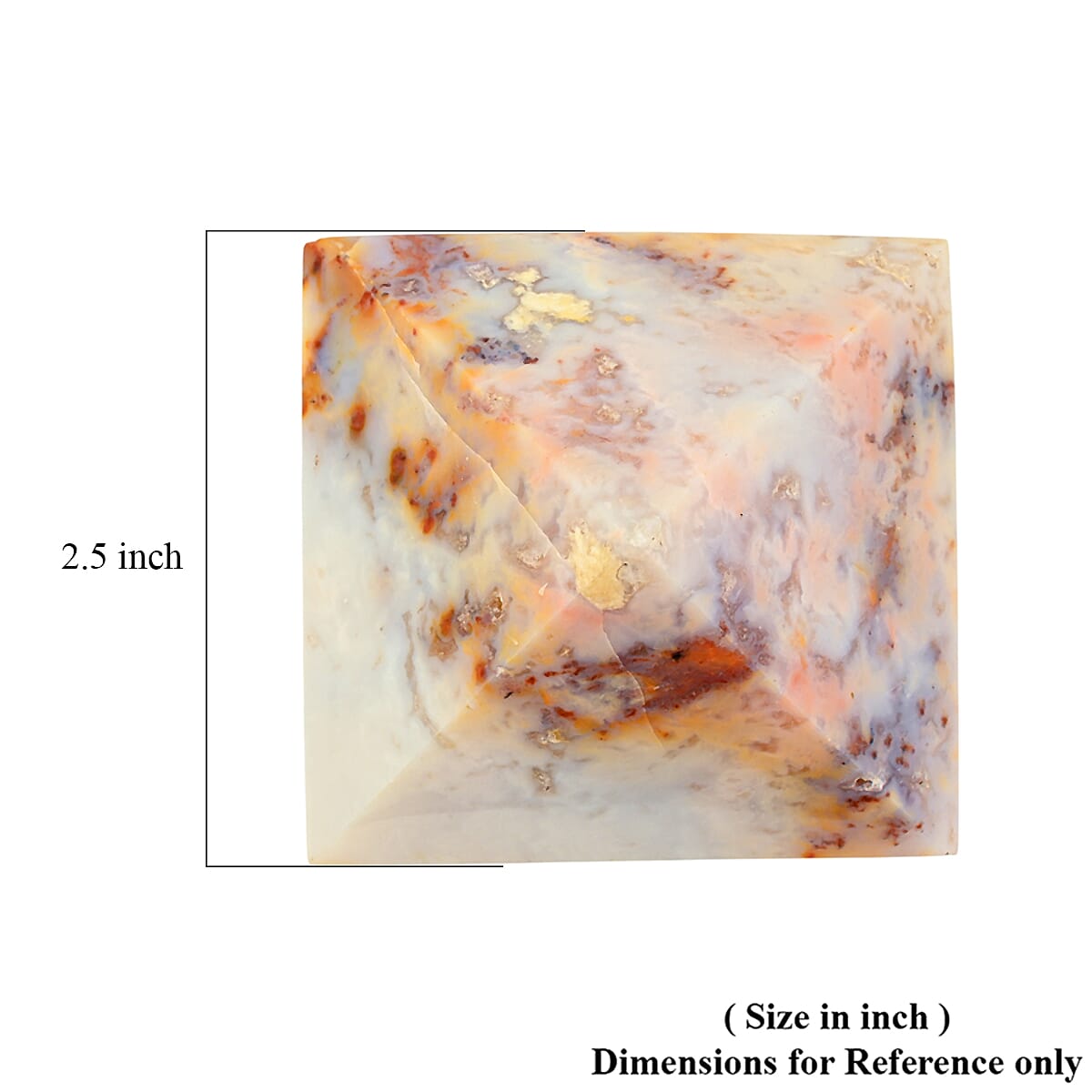 Multi Color Pyramid Jasper 1021ctw image number 5