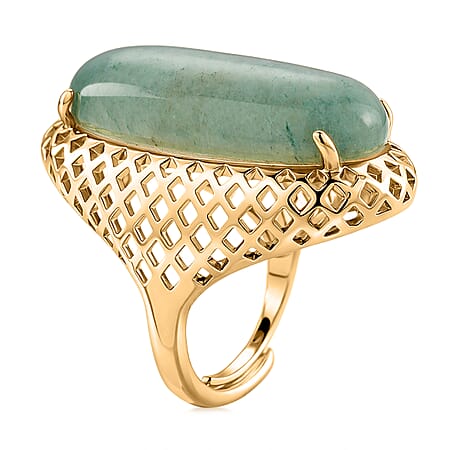 Green Aventurine / Adjustable - Product card gallery slide 4 (10178375811385)