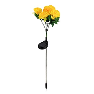 Livmore Yellow Daisy Flower Solar Lights with 7 Heads