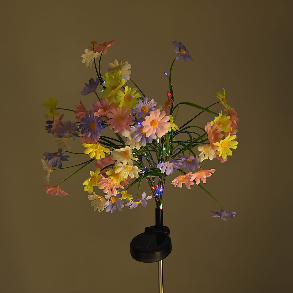 Livmore Multi Color Flower Solar Lights with 7 Heads image number 3