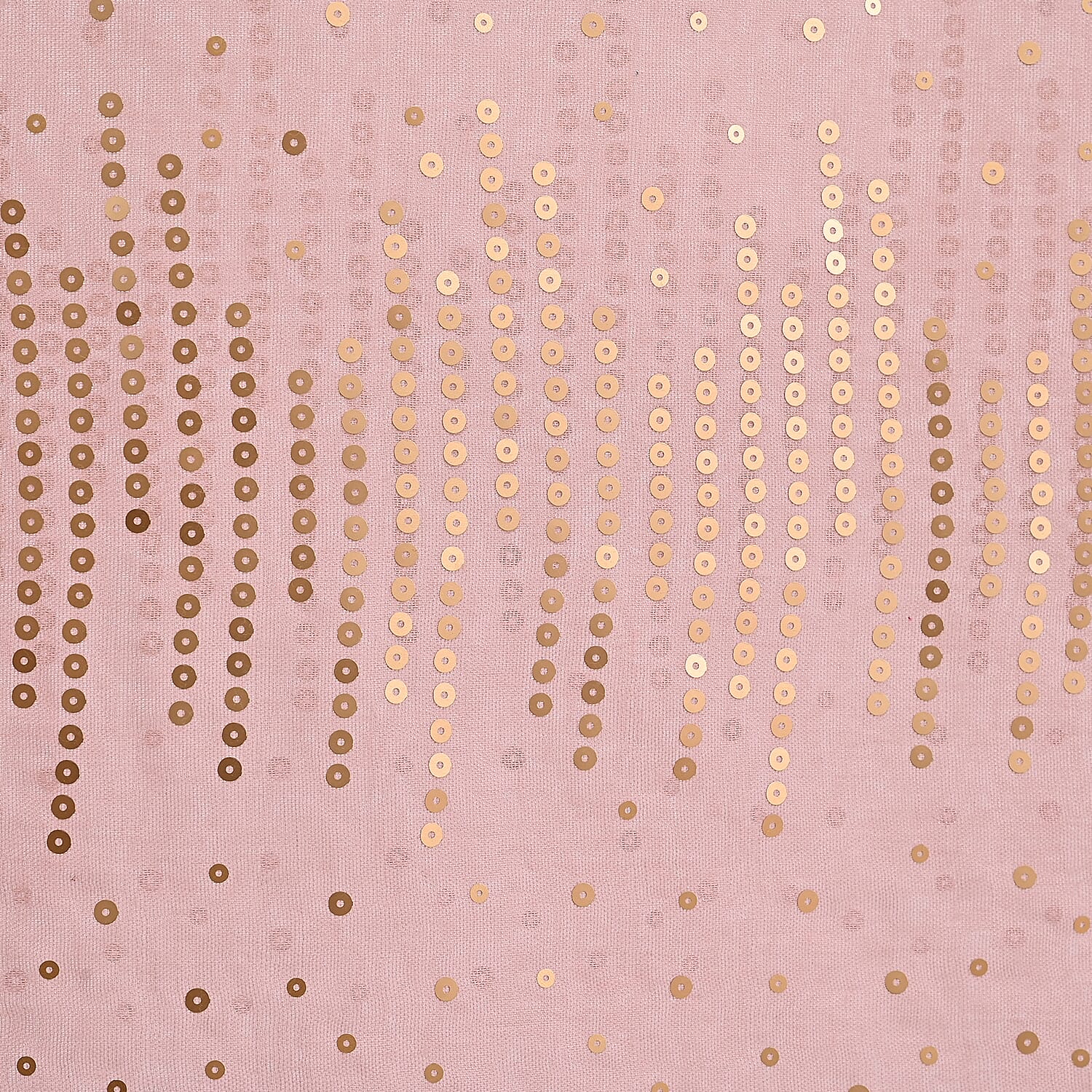 La Marey Charming Pink Sequined Scarf