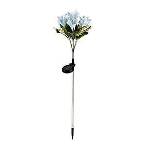 Livmore Blue Lily Flower Solar Lights with 7 Heads