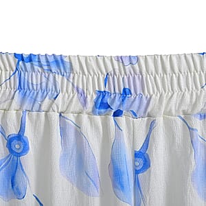 La Marey Blue Breezy Printed Pants - One Size Fits Most