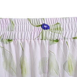 La Marey Green Breezy Printed Pants - One Size Fits Most