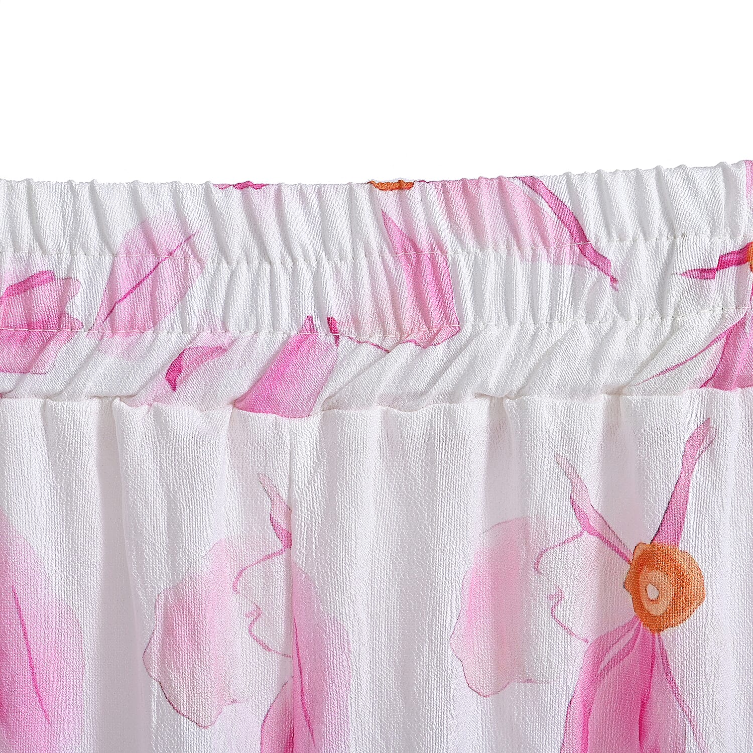 La Marey Pink Breezy Printed Pants - One Size Fits Most