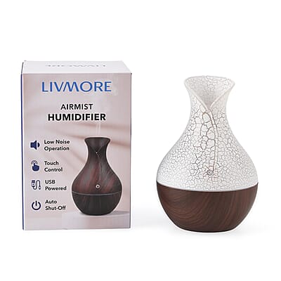 Livmore White Humidifier With 7 Essential Oils