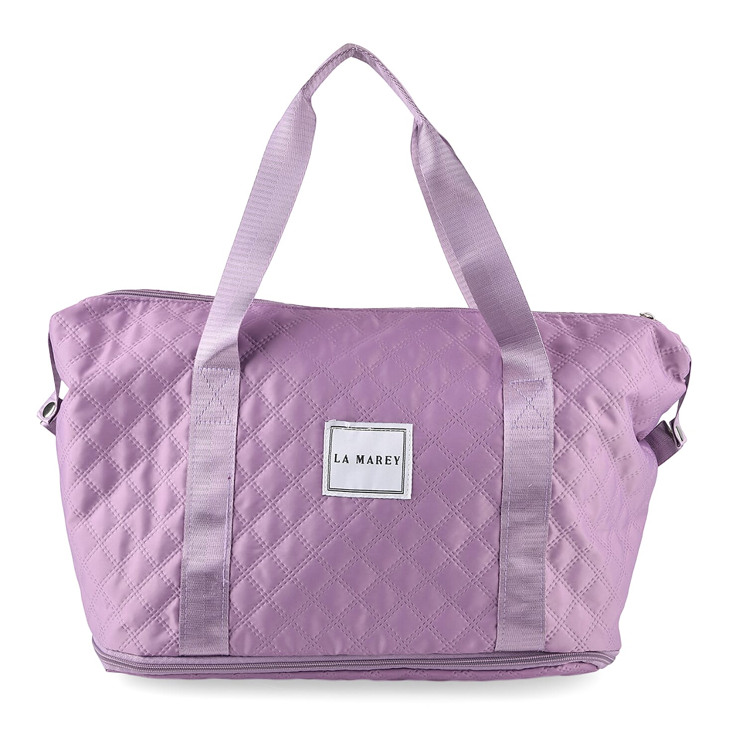 La Marey Purple Polyester Tote Bag