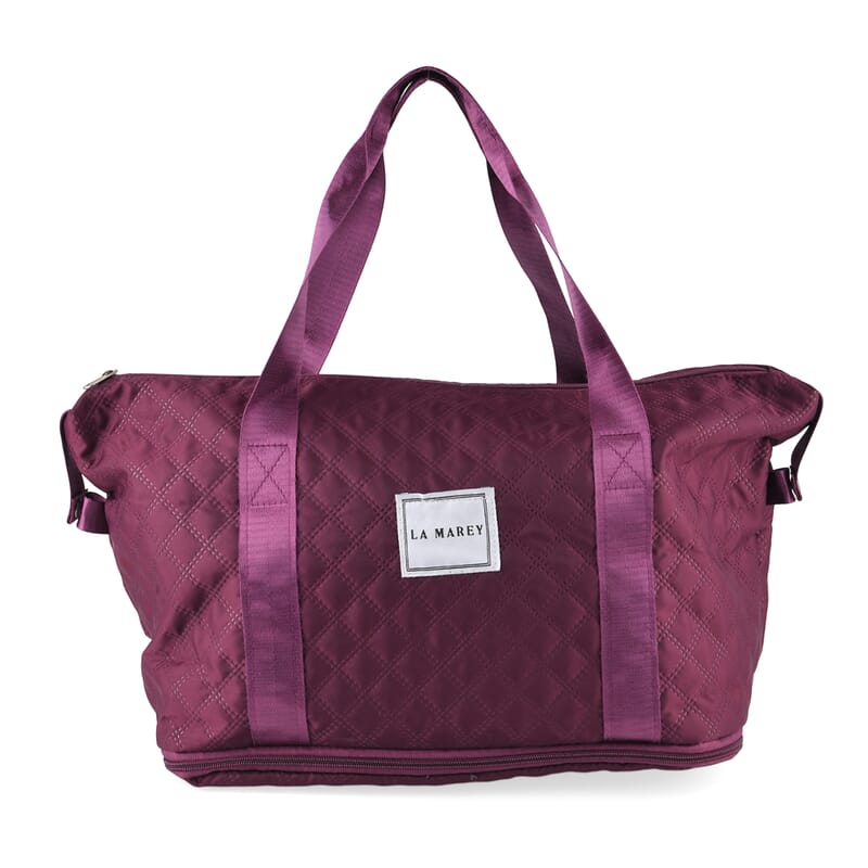 La Marey Purple Polyester Tote Bag