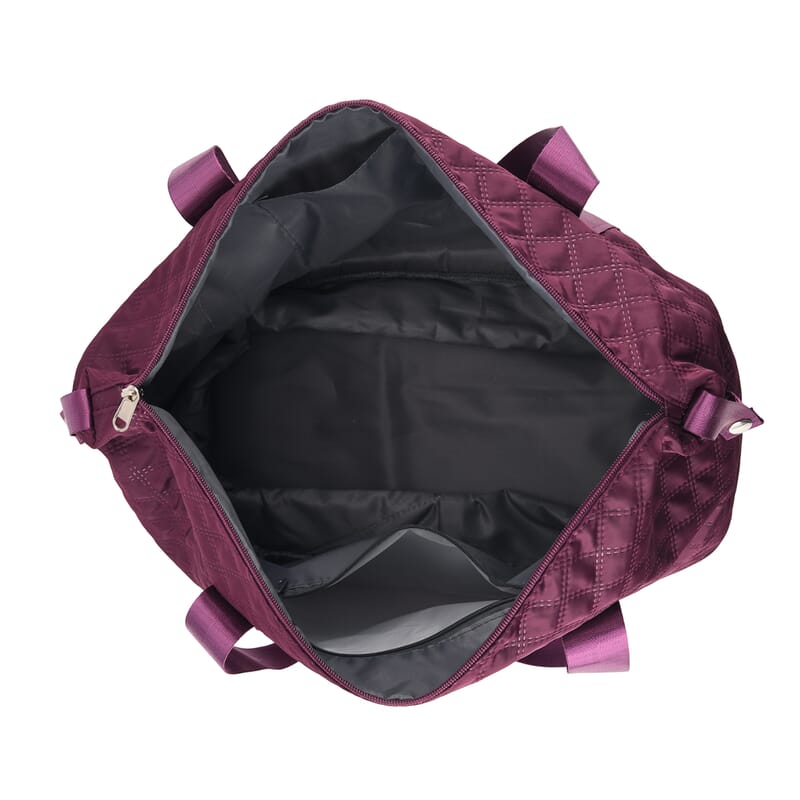 La Marey Purple Polyester Tote Bag