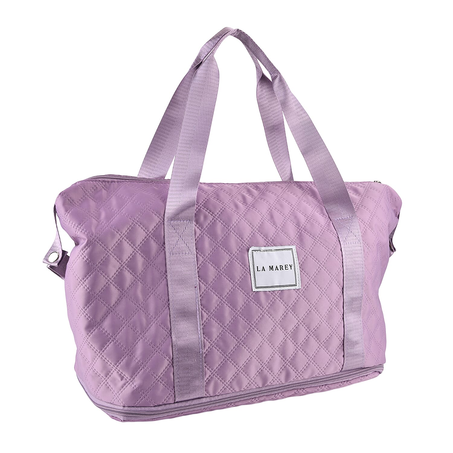 La Marey Purple Polyester Tote Bag