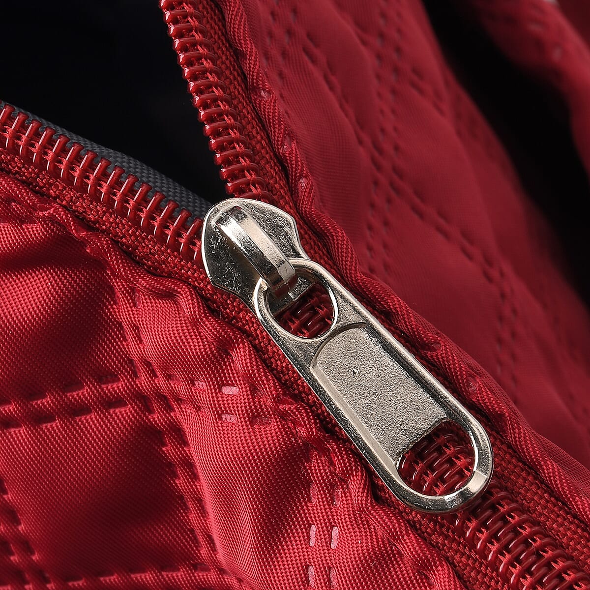 La Marey Red Polyester Tote Bag image number 3