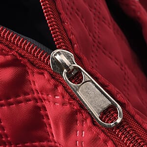 La Marey Red Polyester Tote Bag