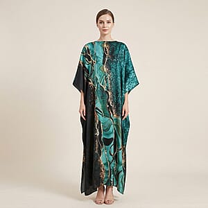 La Marey Green Long Kaftan
