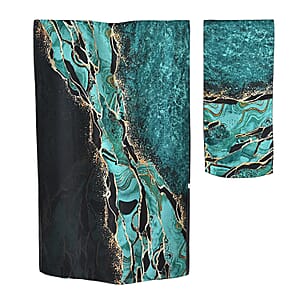 La Marey Green Long Kaftan