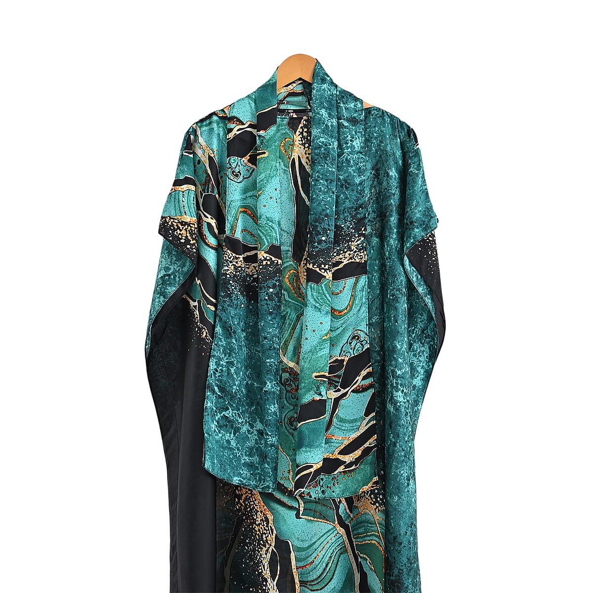 La Marey Green Long Kaftan image number 4