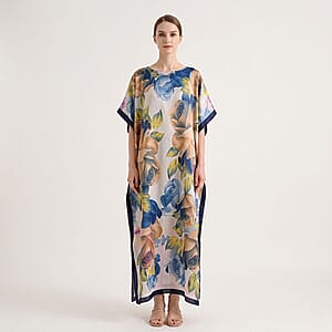 La Marey Black Long Kaftan (70.9x35.4)