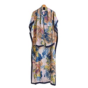 La Marey Black Long Kaftan (70.9x35.4)
